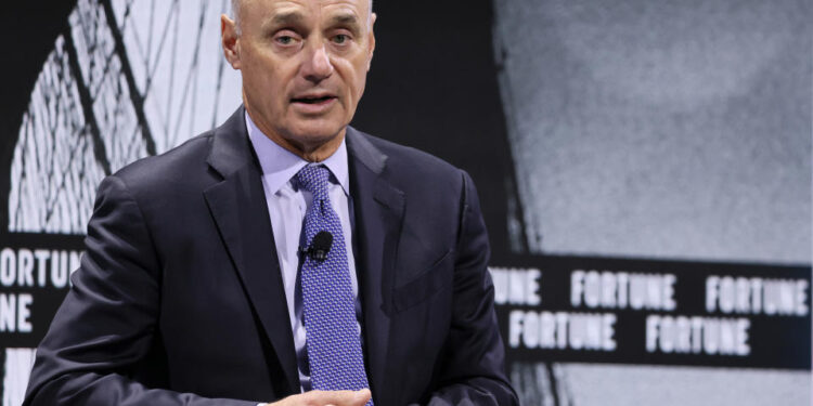 NEW YORK, NEW YORK - NOVEMBER 11: Rob Manfred, Commissioner, Major League Baseball speaks onstage during the Growing the Game panel, at the Fortune Global Forum on November 11, 2024 in New York City. (Photo by Jemal Countess/Getty Images for Fortune Media)