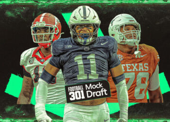 Nate Tice and Charles McDonald's third 2025 NFL mock draft is here, just in time to be unwrapped around the holidays. (Grant Thomas/Yahoo Sports)