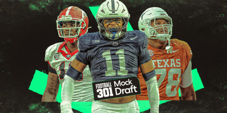 Nate Tice and Charles McDonald's third 2025 NFL mock draft is here, just in time to be unwrapped around the holidays. (Grant Thomas/Yahoo Sports)