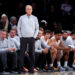 NEW YORK, NEW YORK - DECEMBER 10: Head coach Rick Barnes of the Tennessee Volunteers looks on against the Miami Hurricanes during the first half of the Jimmy V Classic at Madison Square Garden on December 10, 2024 in New York City. (Photo by Luke Hales/Getty Images)