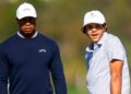 Tiger Woods and his son Charlie