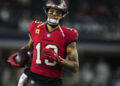 Mike Evans #13 of the Tampa Bay Buccaneers