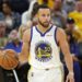 Golden State Warriors guard Stephen Curry dribbles the ball