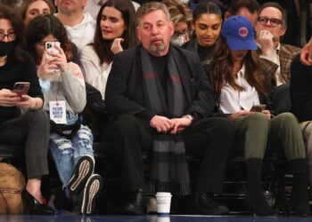 <span>James Dolan’s Knicks are on course for another playoff appearance. </span><span>Photograph: Rich Graessle/Getty Images</span>