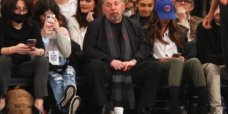 <span>James Dolan’s Knicks are on course for another playoff appearance. </span><span>Photograph: Rich Graessle/Getty Images</span>