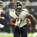 MINNEAPOLIS, MINNESOTA - DECEMBER 8: Running back Bijan Robinson #7 of the Atlanta Falcons carries the ball during the first half of an NFL football game against the Minnesota Vikings, at U.S. Bank Stadium on December 8, 2024 in Minneapolis, Minnesota. (Photo by Todd Rosenberg/Getty Images)