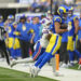 Yes, both of Puka Nacua's feet are inbounds. (AP Photo/Eric Thayer)