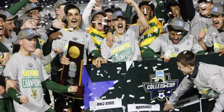 Vermont picked up its first ever team sport national championship on Monday night