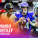 It's Thursday and 'Fantasy Film Room' is back with Nate Tice and Matt Harmon. To start the show, Harmon and Tice do a deep dive on QBs that have shockingly turned around their career narratives in 2025. The two look at Sam Darnold, Russell Wilson and Bryce Young and why the three have found success this season after being written off by most to start the year. (Credit: Jason Jung)