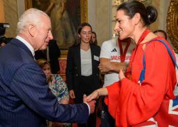 Sarah Storey meets King Charles III - I am 100-1 for Sports Personality because my sport refuses to promote disabled athletes