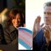 Joe Biden, Kamala Harris, Trans Flag, and Gavin Newsom