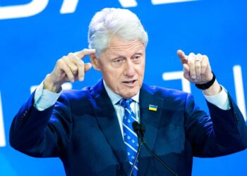 Former President Bill Clinton speaks at the Clinton Global Initiative, Tuesday, Sept. 20, 2022, in New York. (AP Photo/Julia Nikhinson)