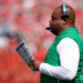 COLUMBUS, OH - SEPTEMBER 21: Marshall Thundering Herd head coach Charles Huff watches a play during the game against Marshall Thundering Herd and the Ohio State Buckeyes on September 21, 2024, at Ohio Stadium in Columbus, OH. (Photo by Ian Johnson/Icon Sportswire via Getty Images)