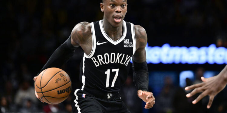 NEW YORK, NEW YORK - DECEMBER 08: Dennis Schroder #17 of the Brooklyn Nets handles the ball against the Milwaukee Bucks during the second half at Barclays Center on December 08, 2024 in New York City. NOTE TO USER: User expressly acknowledges and agrees that, by downloading and or using this Photograph, user is consenting to the terms and conditions of the Getty Images License Agreement.  (Photo by Steven Ryan/Getty Images)