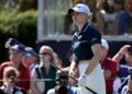 Charley Hull watches her tee shot