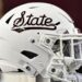 A Mississippi State helmet