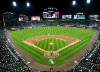 Guaranteed Rate Field will be simply Rate Field going forward. (Photo by Joseph Weiser/Icon Sportswire via Getty Images)