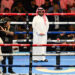 LOS ANGELES, CALIFORNIA - AUGUST 03: Saudi adviser Turki Al-AlShaikh attends the event of Terence Crawford 'Bud' from Omaha, Nebraska and Israil Madrimov ''The Dream' from Chiva, Uzbekistan for their WBA World WBO Interim title of the Premiere Boxing Championship during Riyadh Season on Saturday night at the BMO Stadium in Los Angeles, California United States on August 03, 2024. (Photo by Tayfun Coskun/Anadolu via Getty Images)