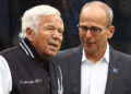 Patriots owner Robert Kraft and team president Jonathan Kraft