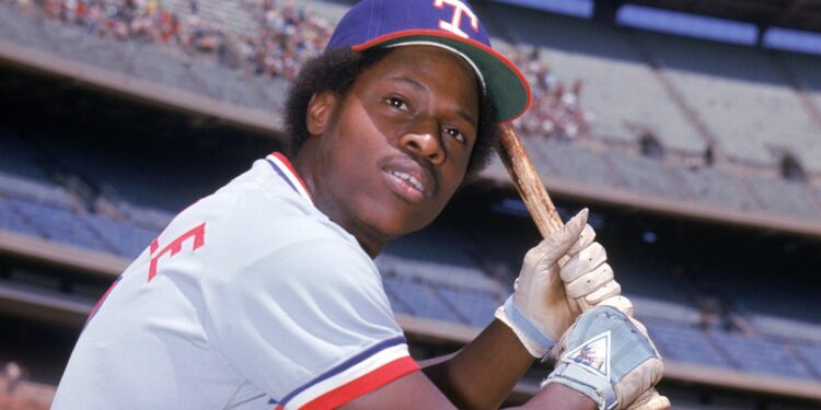 Lenny Randle with the Rangers