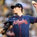 Max Fried pitches