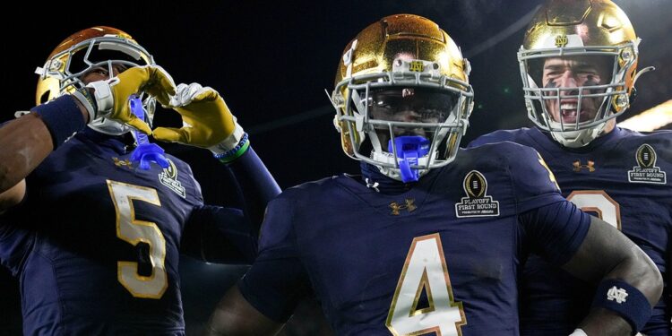 Fighting Irish in playoff