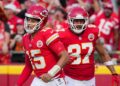 Patrick Mahomes and Travis Kelce