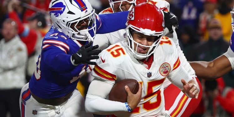 Patrick Mahomes sack