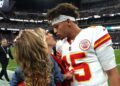 Patrick Mahomes and his wife