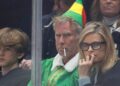 Will Ferrell dressed as Buddy the Elf