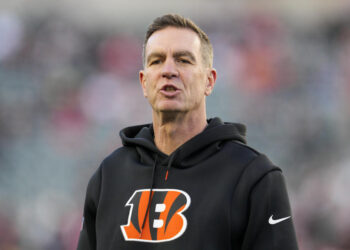 Cincinnati Bengals defensive coordinator Lou Anarumo was fired after the team missed the playoffs. (AP Photo/Jeff Dean)