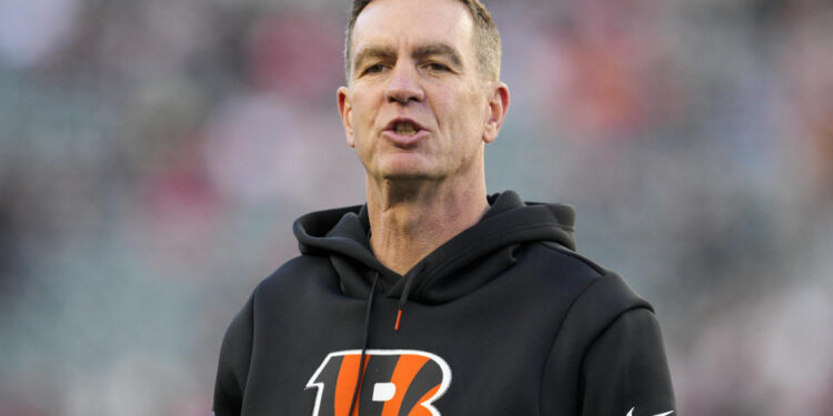 Cincinnati Bengals defensive coordinator Lou Anarumo was fired after the team missed the playoffs. (AP Photo/Jeff Dean)