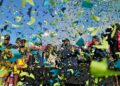 Confetti flies as Michigan celebrates