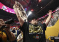 ATLANTA, GEORGIA - JANUARY 20: Will Howard #18 of the Ohio State Buckeyes walks off the field after winning the 2025 College Football Playoff National Championship against the Notre Dame Fighting Irish held at Mercedes-Benz Stadium on January 20, 2025 in Atlanta, Georgia. (Photo by Jamie Schwaberow/Getty Images)