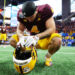 Cam Skattebo left it all on the field in Atlanta. (Kevin C. Cox/Getty Images)