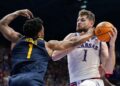 NCAA Basketball: West Virginia at Kansas