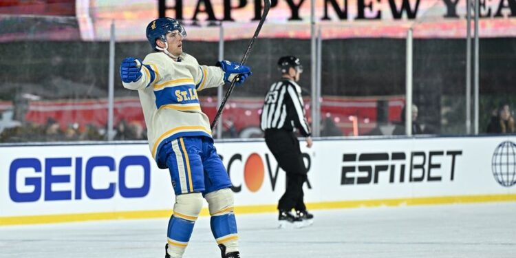 NHL: Winter Classic-St. Louis Blues at Chicago Blackhawks