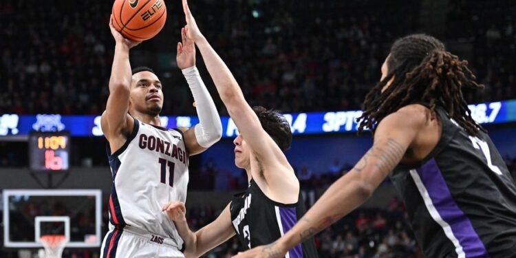 NCAA Basketball: Portland at Gonzaga