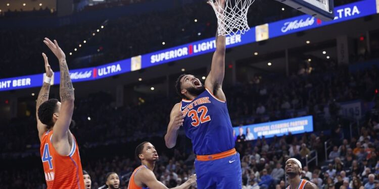 NBA: New York Knicks at Oklahoma City Thunder