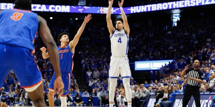 NCAA Basketball: Florida at Kentucky