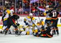 NHL: Nashville Predators at Calgary Flames