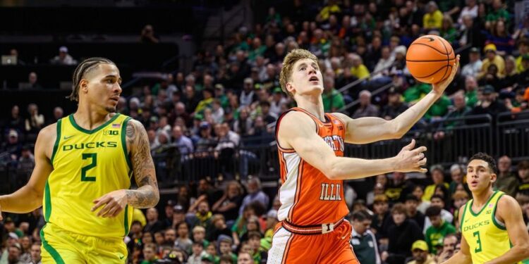 NCAA Basketball: Illinois at Oregon