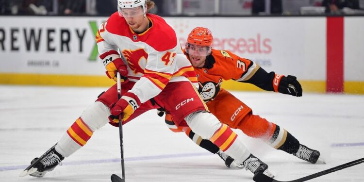 NHL: Calgary Flames at Anaheim Ducks