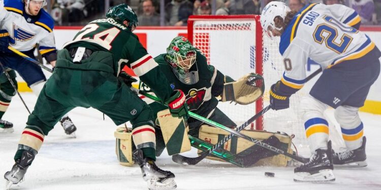 NHL: St. Louis Blues at Minnesota Wild