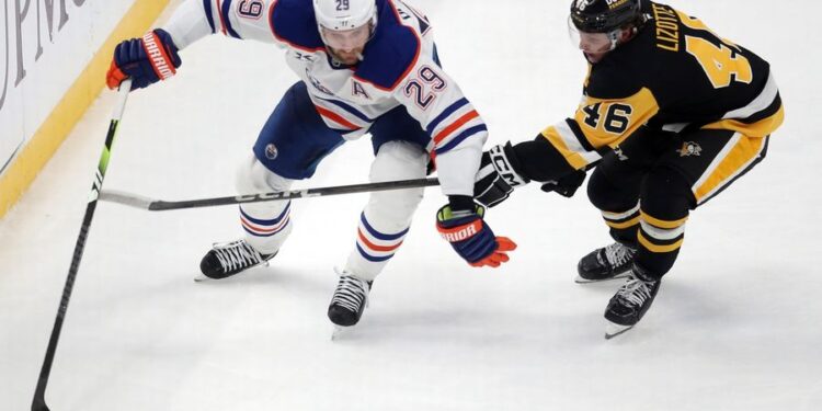 NHL: Edmonton Oilers at Pittsburgh Penguins