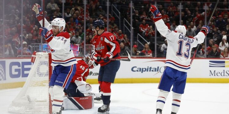 NHL: Montreal Canadiens at Washington Capitals