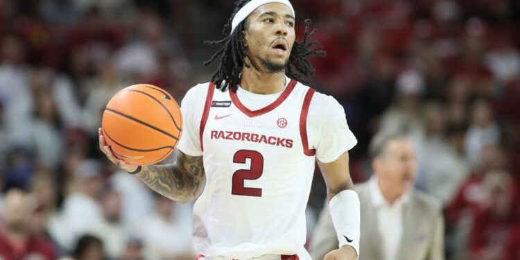 NCAA Basketball: Florida at Arkansas