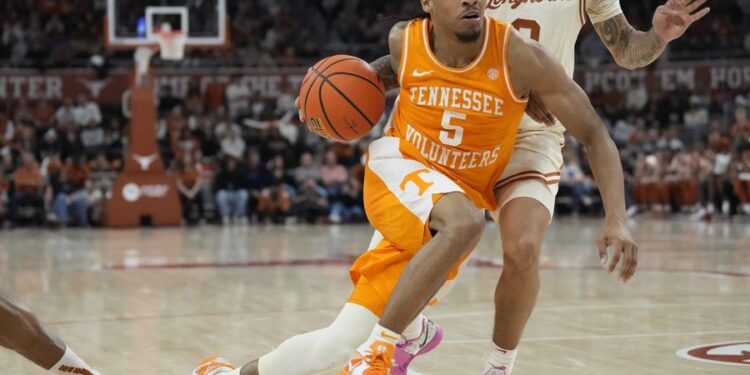 NCAA Basketball: Tennessee at Texas