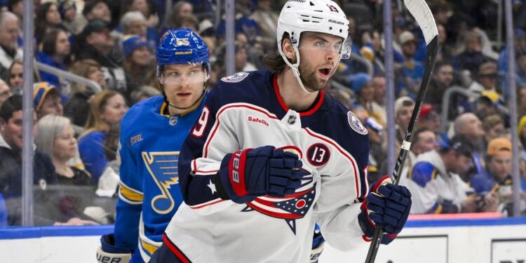 NHL: Columbus Blue Jackets at St. Louis Blues