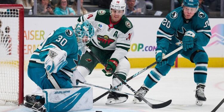 NHL: Minnesota Wild at San Jose Sharks